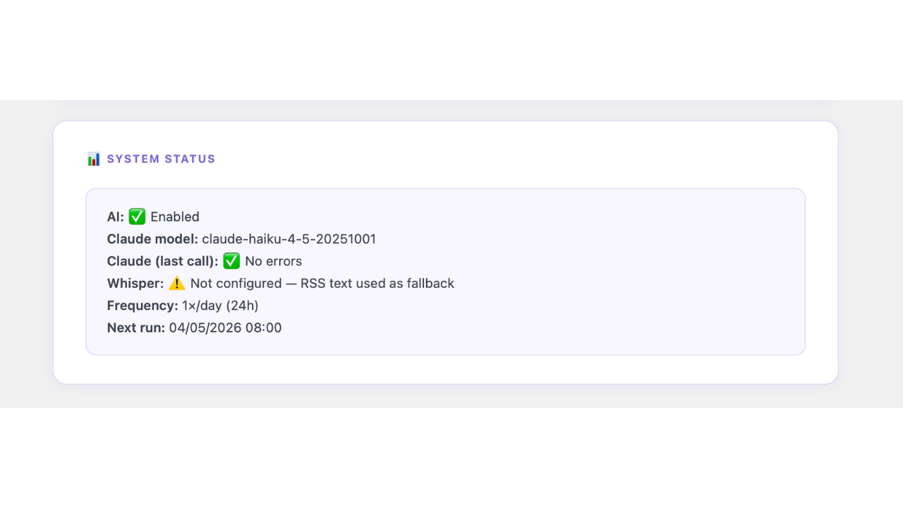 CastFlow System Status